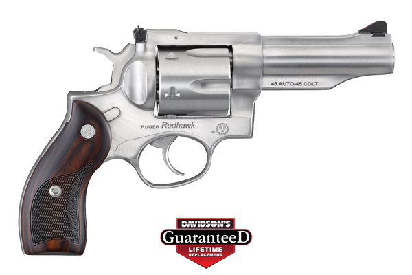 RUGER REDHAWK .45ACP 4.2" STAINLESS WOOD ADJUSTABE - for sale