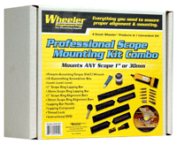 WHEELER COMPLETE SCOPE MOUNTING KIT 1" AND 30MM - for sale