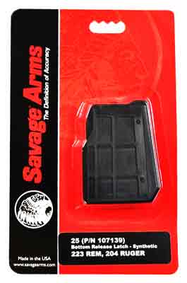 SAVAGE MAGAZINE 25 .222/.223/ .204 4RD SYN MATTE - for sale