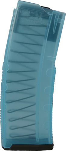 AMEND2 MOD C 5.56MM 30RD AR15 TRANSLUCENT TEAL POLYMER MAGAZINE ( 50 PER CASE ) - for sale