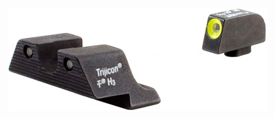 trijicon - HD Night Sights- Glock Small Frames - GLOCK 42/43 HD NIGHT SIGHT SET YLW FRONT for sale