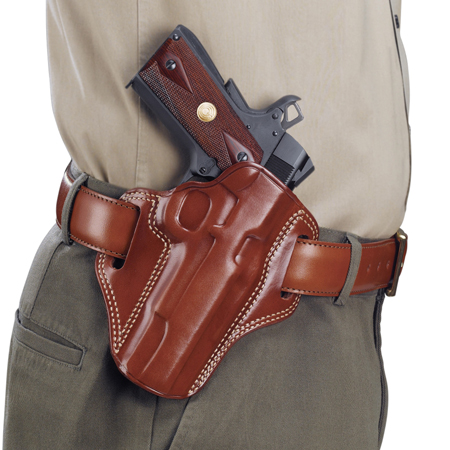 GALCO COMBAT MASTER BELT HLSTR RH LEATHER FOR GLOCK 43 TAN< - for sale