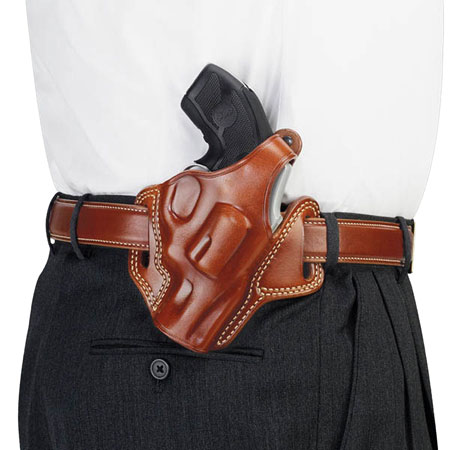 GALCO FLETCH HIGH RIDE BELT HOLSTER RH LEATHER L FRM 4"< - for sale