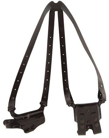 GALCO MIAMI II SHOULDER SYSTEM RH LEATHER M&P SHLD 9/40 BLK< - for sale