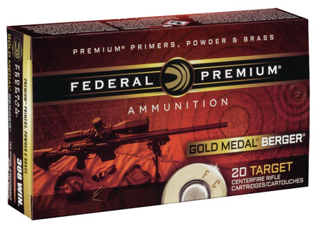 FEDERAL GOLD MEDAL 308WIN 185G BRGR JUGGERNT OTM 20RD 10BX/CS - for sale