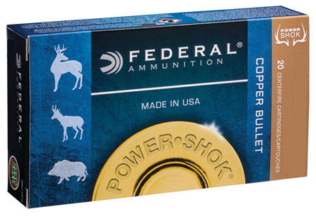 FEDERAL 300 AAC 120GR COPPER POWER SHOK 20RD 10BX/CS - for sale