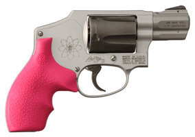 HOGUE GRIPS S&W J FRAME ROUND BUTT BANTAM PINK - for sale
