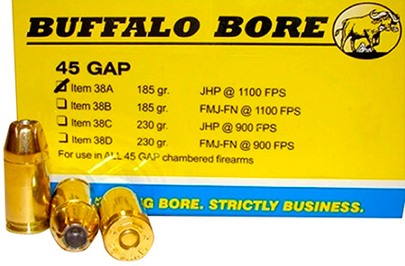 Buffalo Bore - Pistol - .45 GAP for sale