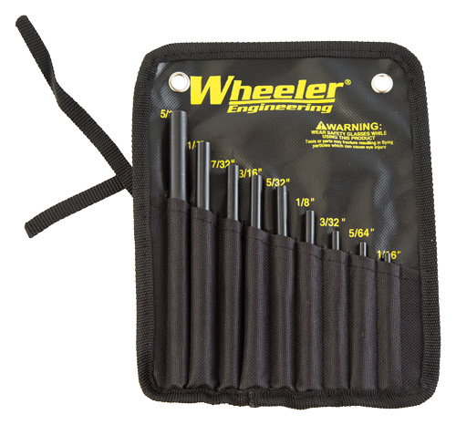 WHEELER 9-PC ROLL PIN STARTER SET W/STORAGE POUCH - for sale