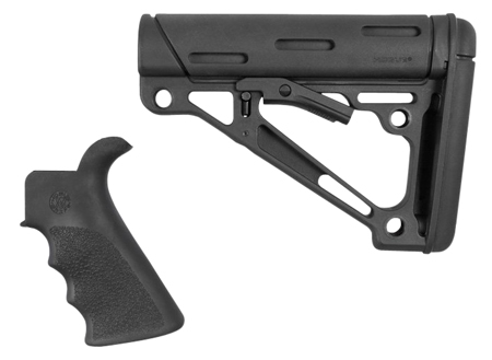HOGUE AR-15 GRIP & OVERMOLDED COLLAPSIBLE STK MIL-SPEC BLK - for sale