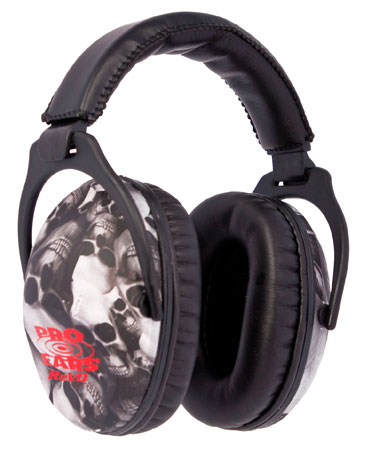 PRO EARS REVO EAR MUFF PASSIVE SKULLS PATTERN - for sale