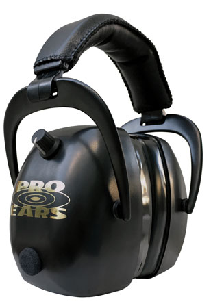 PRO EARS GOLD II 30 EAR MUFF ELECTRONIC W/PADDED BASE BLK - for sale