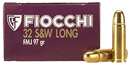 FIOCCHI 32 SW LONG 97GR FMJ 50RD 20BX/CS - for sale