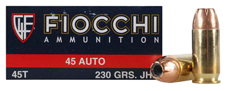 FIOCCHI 45ACP 230GR JHP 50RD 10BX/CS - for sale