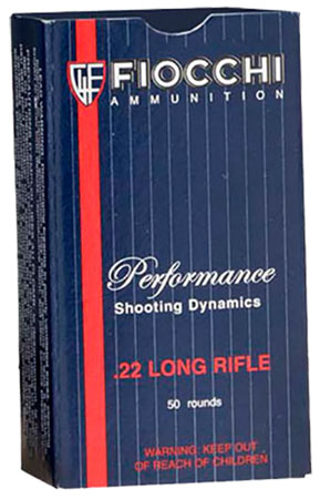 FIOCCHI AMO 22LR 40GR LR LRN 1050FPS 50-RD ( 100 PER CASE ) - for sale