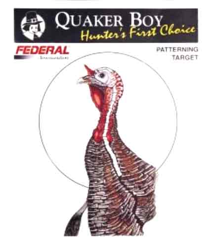 QUAKER BOY PAPER TARGET TURKEY 20" X 20" ROLLED 10-PACK - for sale