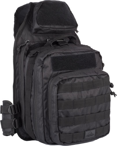 RED ROCK RECON SLING BAG BLACK TEAR AWAY FEATURE MAIN COMPART - for sale