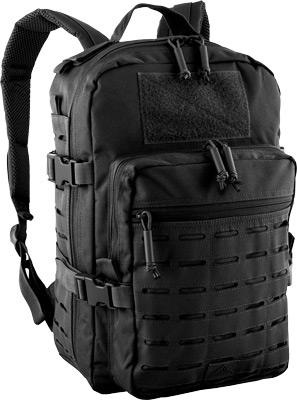 RED ROCK TRANSPORTER DAY PACK W/LASER-CUT MOLLE WEBB BLACK - for sale