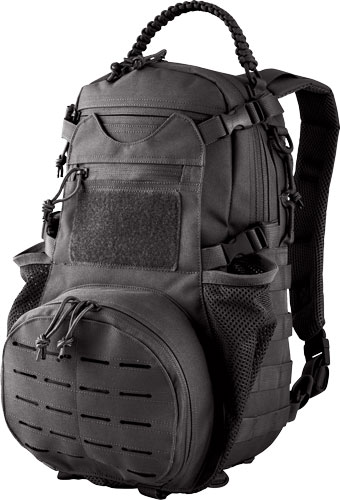 RED ROCK AMBUSH PACK BLACK W/ COLLAPSILBE MESH GEAR POCKT - for sale