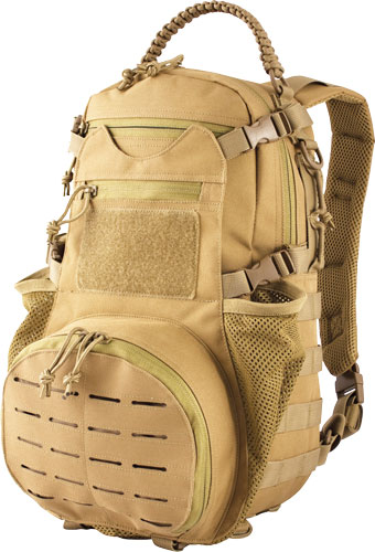 RED ROCK AMBUSH PACK COYOTE W/ COLLAPSILBE MESH GEAR POCKT - for sale