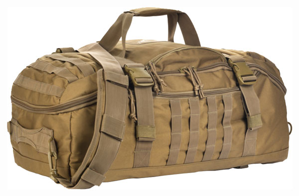 RED ROCK TRAVELER DUFFLE BAG BACKPACK OR LUGGAGE COYOTE - for sale