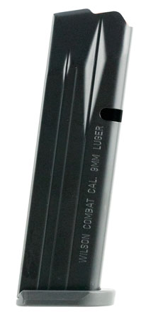 WILSON MAGAZINE EDC X9 9MM 15RD W/STD PAD BLACK - for sale