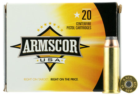 ARMSCOR 44 MAG 240GR JHP 20RD 25BX/CS - for sale