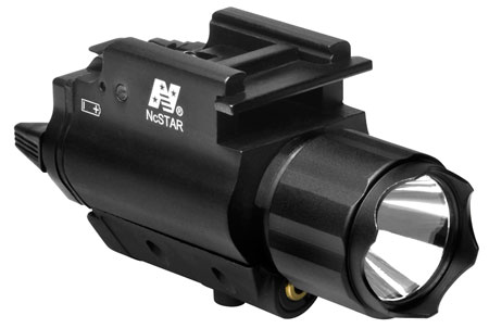 NCSTAR 200L FLASHLIGHT W/ RED LASER - for sale