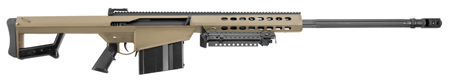BARRETT M82A1 RIFLE .50BMG 29" FLUTED 1:15" 10RD FDE - for sale