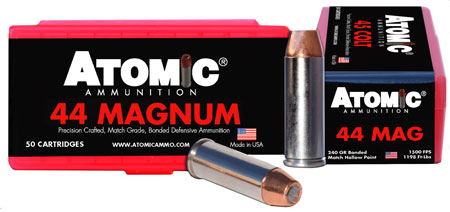 ATOMIC 44 REM MAG 240GR MATCH HP 50RD 10BX/CS - for sale