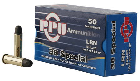 PPU 38SPL LRN 158GR 50/500 - for sale