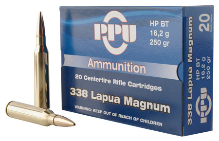 PPU 338 LAPUA MAG 250GR HPBT 10RD 20BX/CS - for sale