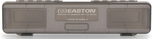EASTON DELUXE CROSSBOW BOLT BOX HOLDS 12 XBOW BOLTS GREY - for sale
