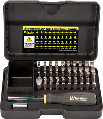WHEELER SCREWDRIVER KIT 43-PC PROFESSIONAL GUNSMITHING - for sale