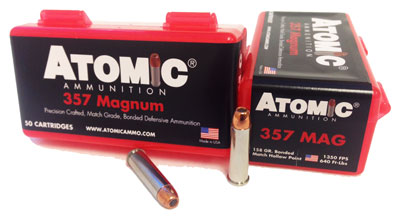 ATOMIC 357 REM MAG 158GR JHP 50RD 10BX/CS - for sale