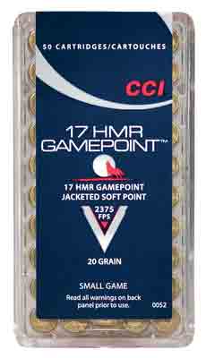 CCI|BLAZER - Gamepoint - .17 HMR for sale