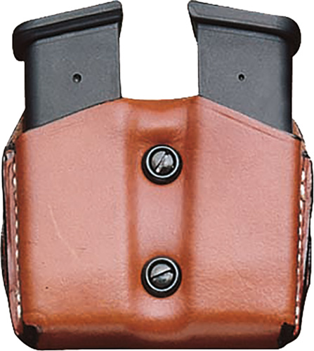 DESANTIS DOUBLE MAG POUCH OWB LTHR FITS GLOCK 17/19/23/22 TN - for sale