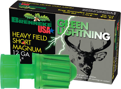 BRENNEKE GREEN LIGHTNING HFSM AMO 12GA 2.75 IN 1 1/4OZ 5-RD - for sale
