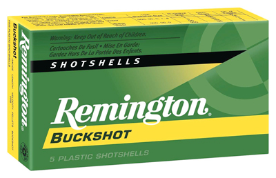 REMINGTON BUCKSHOT 12GA 2.75" #4 BUCK 27 PELLETS 5RD 50BX/CS - for sale