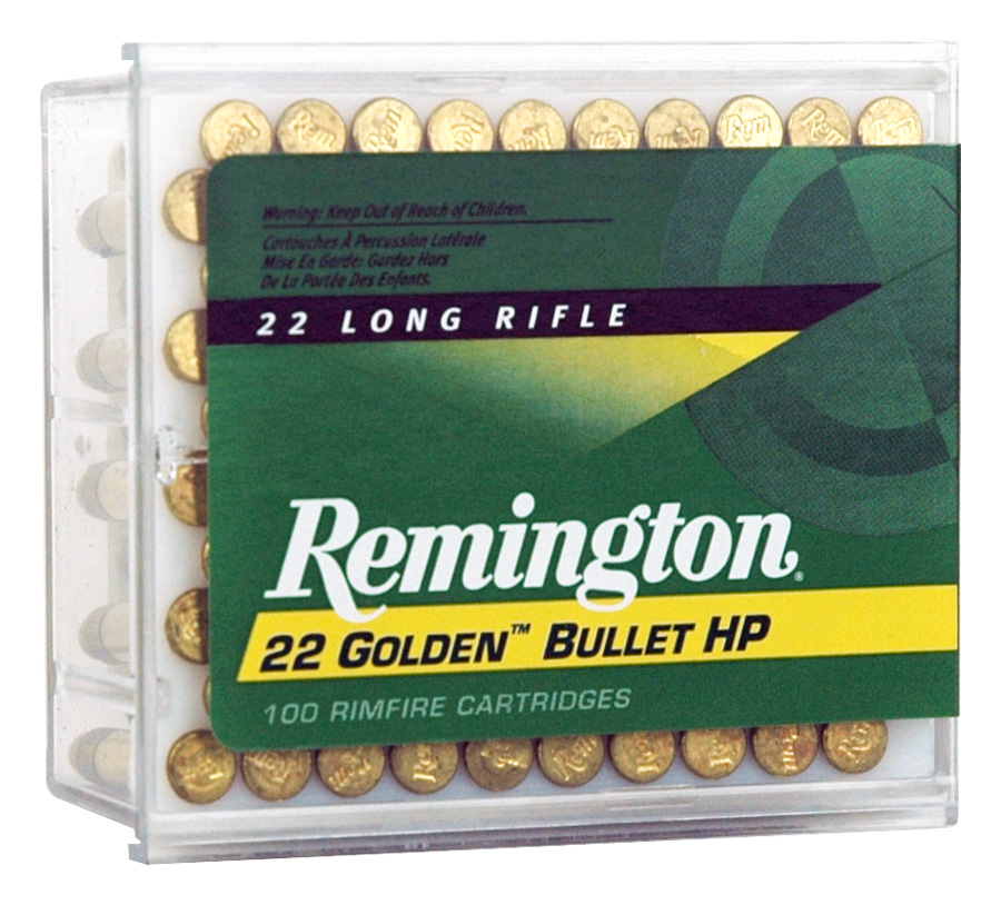 Remington - Golden Bullet - .22LR - AMMO 22LR HP 36GR 100RD/BX for sale