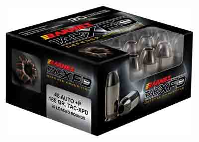 barnes bullets - TAC-XPD Defense - .45 ACP|Auto - AMMO 45 AUTO PLUSP TAC-XP 185GR 20RD/BX for sale