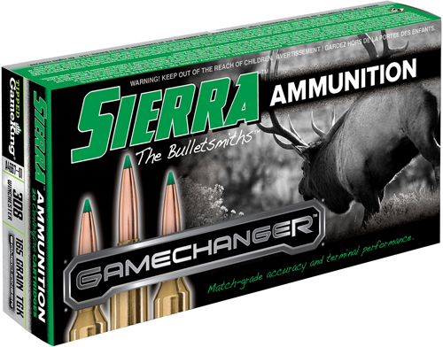 SIERRA 308 WIN 165GR TGK GAMECHANGER 20RD 10BX/CS - for sale