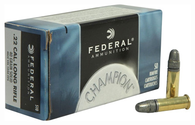 FEDERAL LIGHTNING 22LR 1240FPS 40GR LEAD-RN 50RD 100BX/CS - for sale