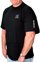 GLOCK OEM BLACK SHORT SLEEVE T SHIRT XL - for sale