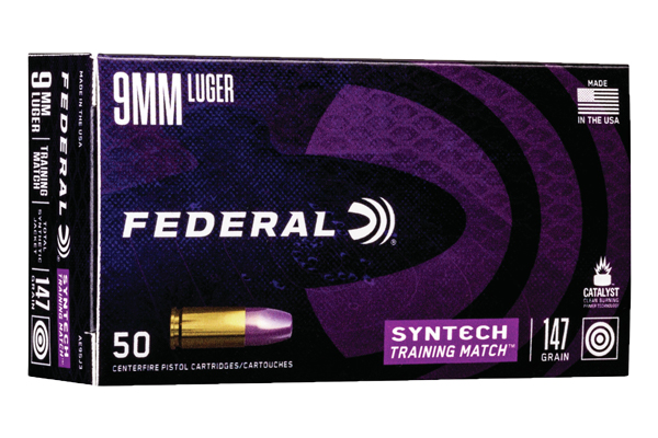 FEDERAL AE 9MM LUGER 147GR TSJ TRAINING MATCH 50RD 10BX/CS - for sale