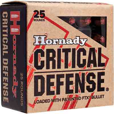 HORNADY CRITICAL DEFENSE AMO 32 H&R MAG 80GR FTX 25RD (10 BOX CASE) - for sale