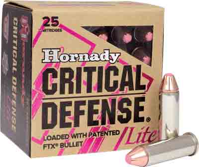 Hornady - Critical Defense - 9mm Luger - AMMO 9MM LUGER LITE 100GR FTXCD 25/BX for sale