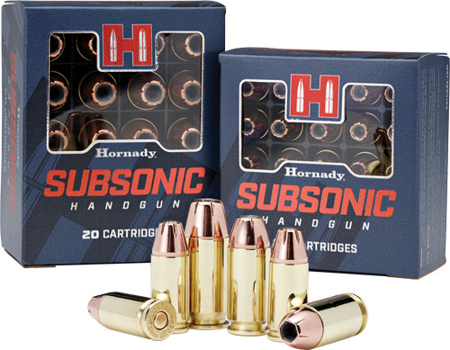 HORNADY SUBSONIC 9MM LUGER 147GR XTP 25RD 10BX/CS - for sale