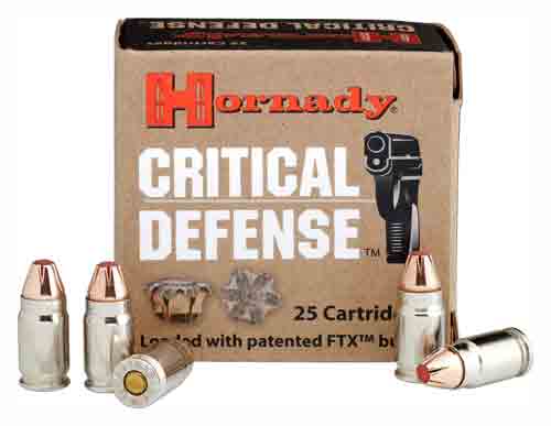 Hornady - Critical Defense - .40 S&W - AMMO 40 S&W 165GR FTXCD 20/BX for sale