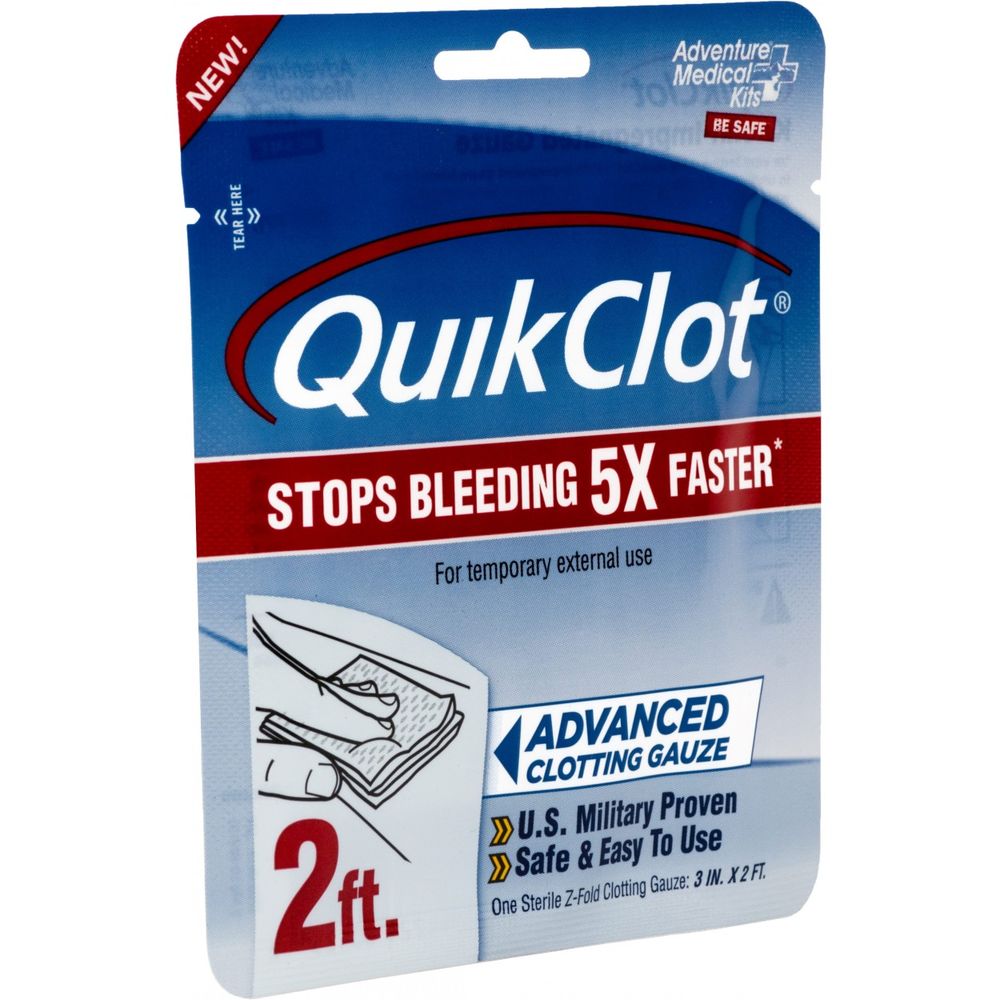adventure medical kits - QuikClot - QUIKCLOT GAUZE 3IN X 2FT for sale